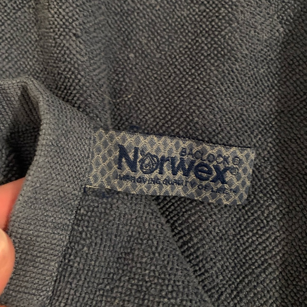 Norwex body bath towel with back lock microfiber